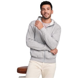 Roly CQ6421 - MONTBLANC Sweat hooded jacket with high neck and full zip