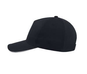 Atlantis AT004 - Atlantis 5-Panel Cotton Cap with Reinforced Front