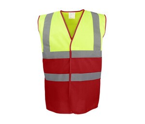 YOKO YK122 - HI VIS TWO TONE WAISTCOAT