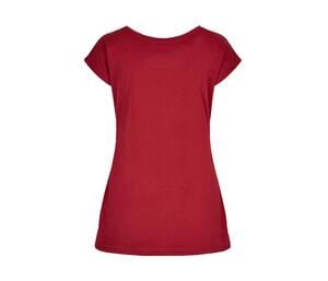 BUILD YOUR BRAND BYB013 - LADIES WIDE NECK TEE