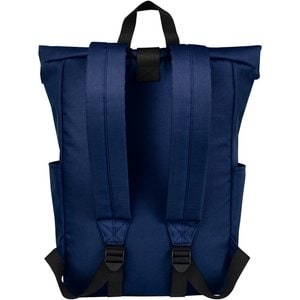 Byron 15.6" GRS RPET roll-top backpack 18L - EgotierPro 120659