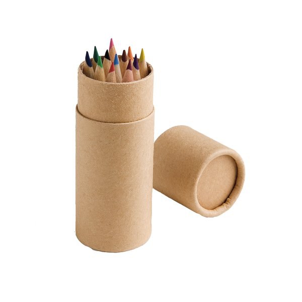 Claps 96088 - Colorful Pencil Set in Cardboard Tube
