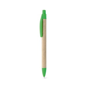 Kraft paper ball pen with clip - Egotier 91628