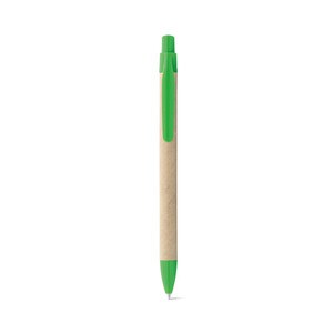 Kraft paper ball pen with clip - Egotier 91628