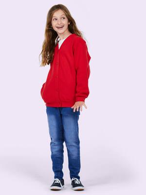 Ultra Soft Kids' Five Button Cardigan with Pockets