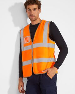 Roly CC9311 - POLUX High-visibility vest with zip