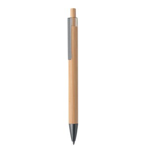 ITEA Push button bamboo pen - GiftRetail MO2595
