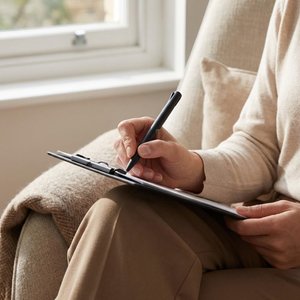 Clast A4 clipboard with magnetic closure and RCS recycled ballpoint pen (black ink) - EgotierPro 107050