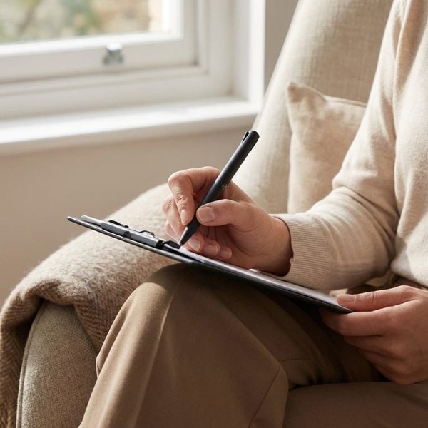 Clast A4 clipboard with magnetic closure and RCS recycled ballpoint pen (black ink) - EgotierPro 107050