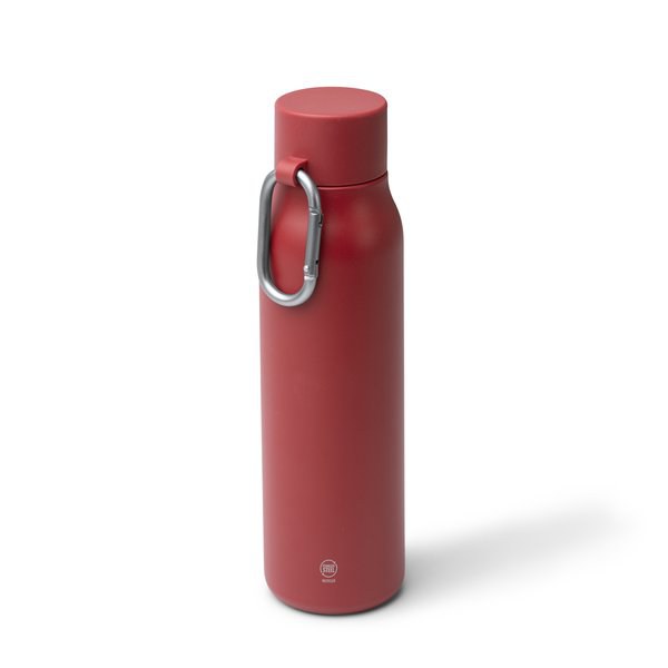 CUBEL Double-walled thermal bottle made up of  recycled 304 stainless steel with a  matte finish