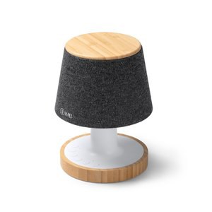 Stamina BS1801 - TREMENS 5W speaker lamp made of recycled polyester with bamboo details