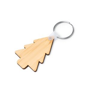 Stamina KO1897 - LACEY Keychain in the shape of a Christmas tree made of bamboo