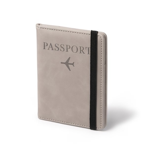 Stamina PM1774 - MUNDI Passport cover made of PU with elastic strap for closure