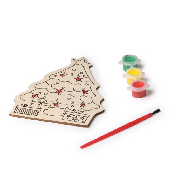 Stamina XM1512 - CANDEL Christmas colouring set made of wood