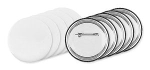 Paketti 50 kpl GiftRetail MO9330 - PIN Painettu malli rintanappi