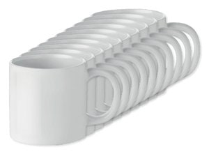 Paketti 10 kpl GiftRetail MO9244 - MINI SUBLIM Keraaminen muki