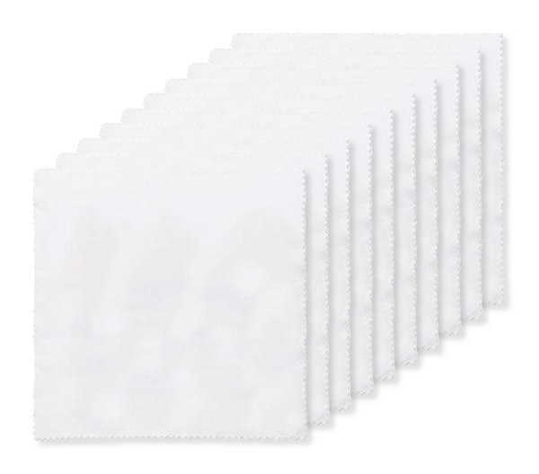 Pack of 10 GiftRetail MO9902 - RPET CLOTH RPET Eco-Friendly RPET Screen & Lens Cleaning Cloth