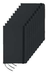 Paketti 100 kpl GiftRetail MO1800 - NOTELUX Tyylikäs A6 Muistikirja Kovakantinen