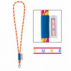Lanyard'In 75001S - Painettu näyte Lanyard TUBE Long (Ø 7 mm)