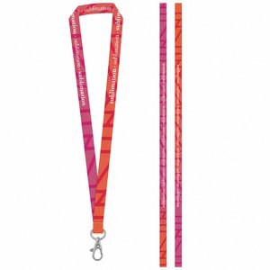 Lanyard'In 94972S - Painettu näyte SET Lanyard SUBLIMATION Long II (20 mm) 20 mm:n sulkurenkaalla